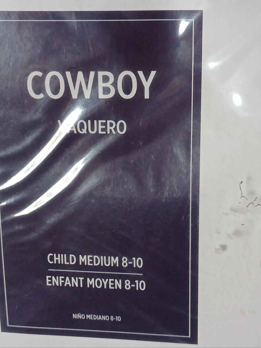 Cowboy Kids Costume - Brown and Black Medium (8-10) - Picture 2 of 4